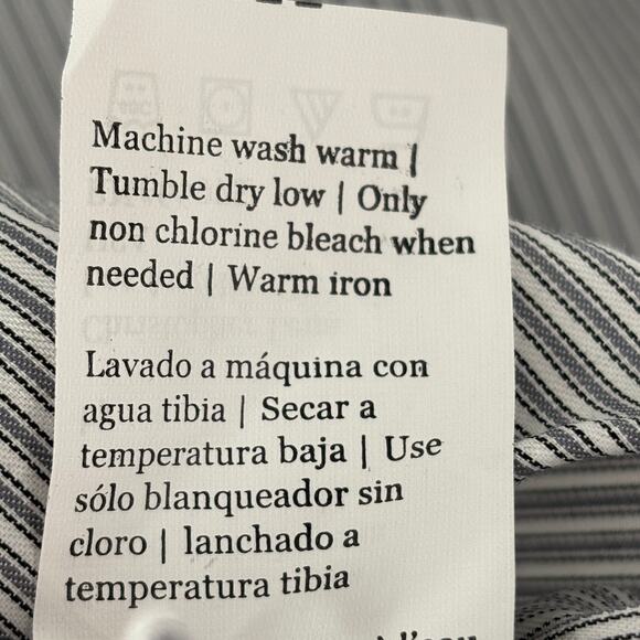 Proper Shirtings Men's Gray Striped Cotton Button Down Shirt - Picture 8 of 8